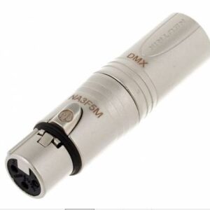 Neutrik NA3F5M XLR Female 3pin to XLR Male 5pin DMX Adaptor